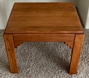 Kacey Fine Furniture Oak Side Table