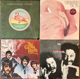 4 Vintage Vinyl Record Albums - (2) Christopher Cross - The Grass Roots Lovin Things & The Fugs Tenderness