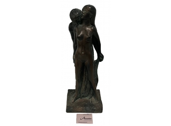 Theodore DeGroot Austin Sculpture Collection ' Passion' 1967 20' Pottery Nude Sculpture