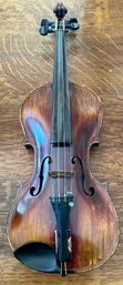 Vintage Ole Bull Model 4/4 Violin In Case With (2) Bows (as Is)