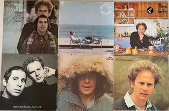 (6) Vintage Simon And Garfunkel - Angel Clare, Book Ends, Bridge Over Troubled Water, Watermark, And More