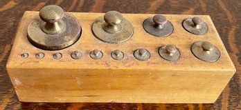 Antique Stansi Products 13-piece Weight Set Chicago IL Medical Calibration