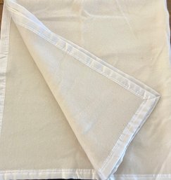 Chez Bebe 100 Percent Cream Cashmere Blanket 48' X 56' (as Is)