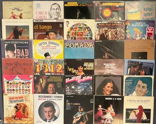 (30) Assorted Vintage Vinyl Albums - Classic, Foreign, Disney, And More