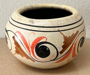 Handmade In Mexico 10.5 Inch Pottery Planter