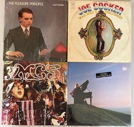 (4) Vintage Vinyl Albums - Joe Cocker, Gary Numan, Christine McVie, MC5