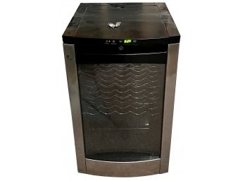 GE 29 Bottle Wine Cooler With Stainless Front And Keys