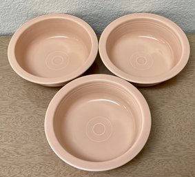 Post 86 Fiesta HLC Apricot (3) 8.5' X 3' Serving Bowls