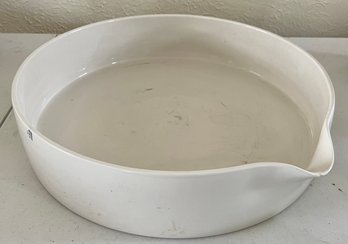 Coors USA 17 X 4 Inch Flat Bottom Crucible Evaporating Bowl (as Is)