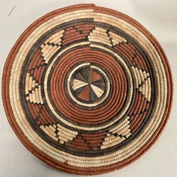 Vintage Hand Woven Basket Plate