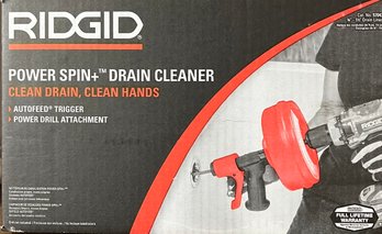 Ridgid Power Spin Drain Cleaner In Original Box