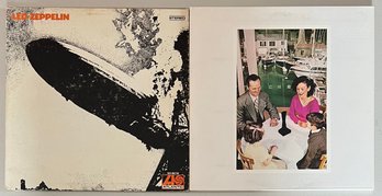 (2) Vintage Led Zeppelin Vinyl Albums - Zeppelin Album And Presence