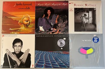 (6) Vintage Vinyl Albums- Herbie Hancock,  Pet Townsend, Bennie Wallace, Angela Bofill