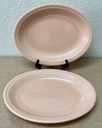 Post 86 Fiesta HLC Apricot (2) 11.25' X 9' Oval Serving Platters