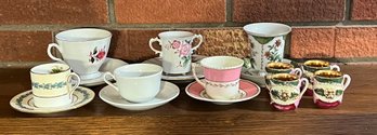 Vintage Teap Cup & Saucer Lot - Josef Originals, Royal Doulton, Halsey Fifth, Wedgwood, Germany, China
