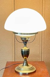 Mid-century Modern Solid Brass Mushroom Lamp