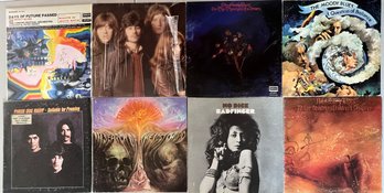 (8) Vintage Vinyl Albums - Moody Blues, No Dice, Three Dog Night