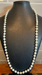 Joan Rivers Jadeite And Gold Tone Bead Necklace In Original Bag And Box