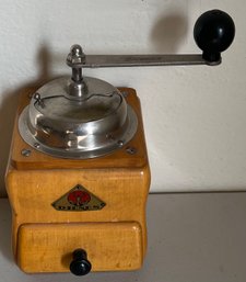 Vintage Dienes Wooden Coffee Grinder