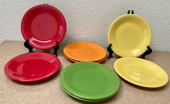 (8) Assorted Color Fiesta HLC Side Plates - 7.25 Inch