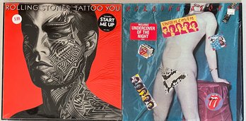 (2) Rolling Stones Vinyl Albums - Tattoo You And Undercover