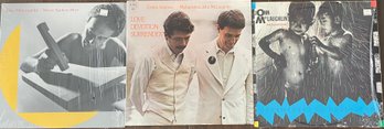 3 Vintage Vinyl Record Albums - Carlos Santana & Mahavishnu John McLaughlin -Music Spoken Here - Radioland