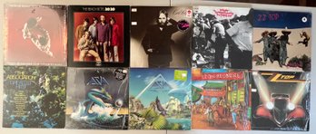 (10) Vintage Vinyl Albums - Zz Top, Leon Redbone, Asia, Al Kooper, And More