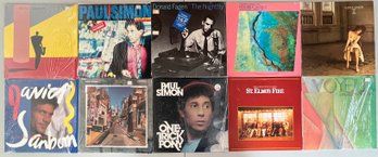 (10) Vintage Vinyl Albums - David Sanborn, Donald Fagen, Hall Simon, And More