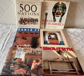 Books - 500 Nations, Indian Art In America, Santa Fe Style, And Southwest Style