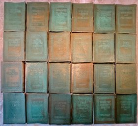 (23) Antique The Little Leather Library Redcroft Edition Miniature Books And (1) Cover