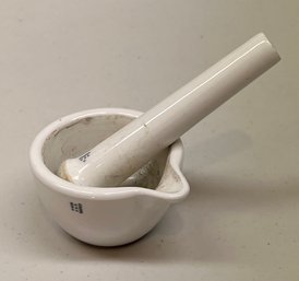 Vintage Coors 525-0 Labware Pestle And Mortar