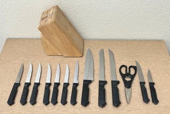 Farberware Complete Knife Block Set With Scissors