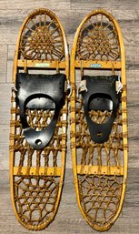Antique Snocraft Norway Maine Snow Shoes With Bob Maki Bindings