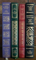 (4) The Franklin Library Signed First Edition Leather Bound Books- (2) Gail Godwin, (2) Allison Lurie