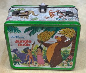 Vintage Walt Disney Jungle Book Metal Lunch Box Aladdin Industries (as Is)