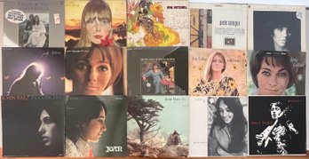 (15) Vintage Vinyl Albums - Carpenters, Judy Collins, Joan Baez, Joni Mitchell, Linda Ronstadt