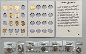 Littleton Sacagawea 2000 Coin Folder With Assorted Sacagawea Coins