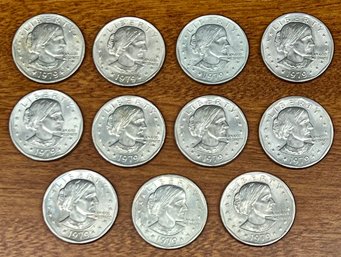 (11) 1979 Susan B Anthony One Dollar Coins