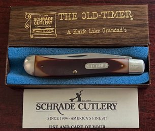 Schrade Cutlery 1940T The Old-timer Pocket Knife With Original Box