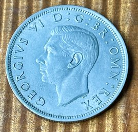 1948 Great Britain Half Crown Silver Coin