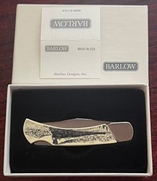Barlow 401-3 Lockback Pocket Knife With Original Box