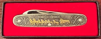 Kutmaster Budweiser Clydesdales Pocket Knife With Original Box