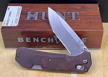 Benchmade Grizzly Creek 15060-2 Folding Pocket Knife With Original Box