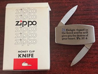 Zippo Money Clip Knife No. 7800