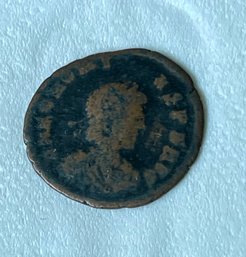 Bronze Western Roman Empire Coin Honorius Virtus Exerciti