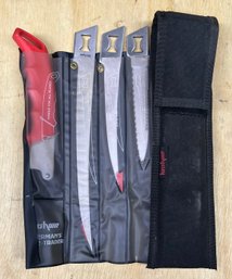 Kershaw Fisherman's Blade Trader Knife Set With Case