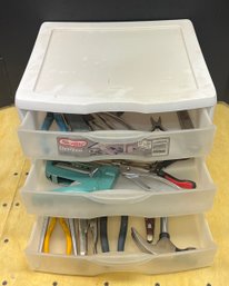 Sterilite ClearView 3-drawer Organizer With Tools