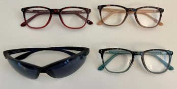 3 Design Optics By Foster Grant 1.75 Reading Glasses, Pair Of Sunglasses
