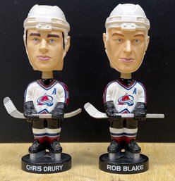 Rob Blake And Chris Drury 7' Colorado Avalanche Bobble Heads