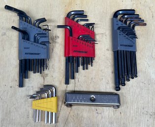 (5) Assorted Hex Key Sets - (3) Pittsburgh